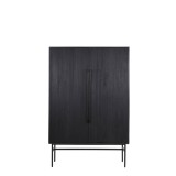 CABINET BLACK VLBD MANGOWOOD 2 DOORS 180 - CABINETS, SHELVES